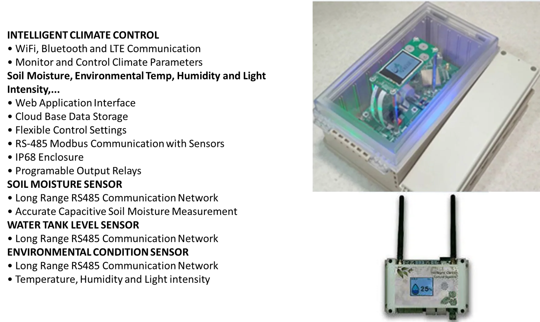 Intelligent Climate Control, automation equipment engineered by VitroVentures