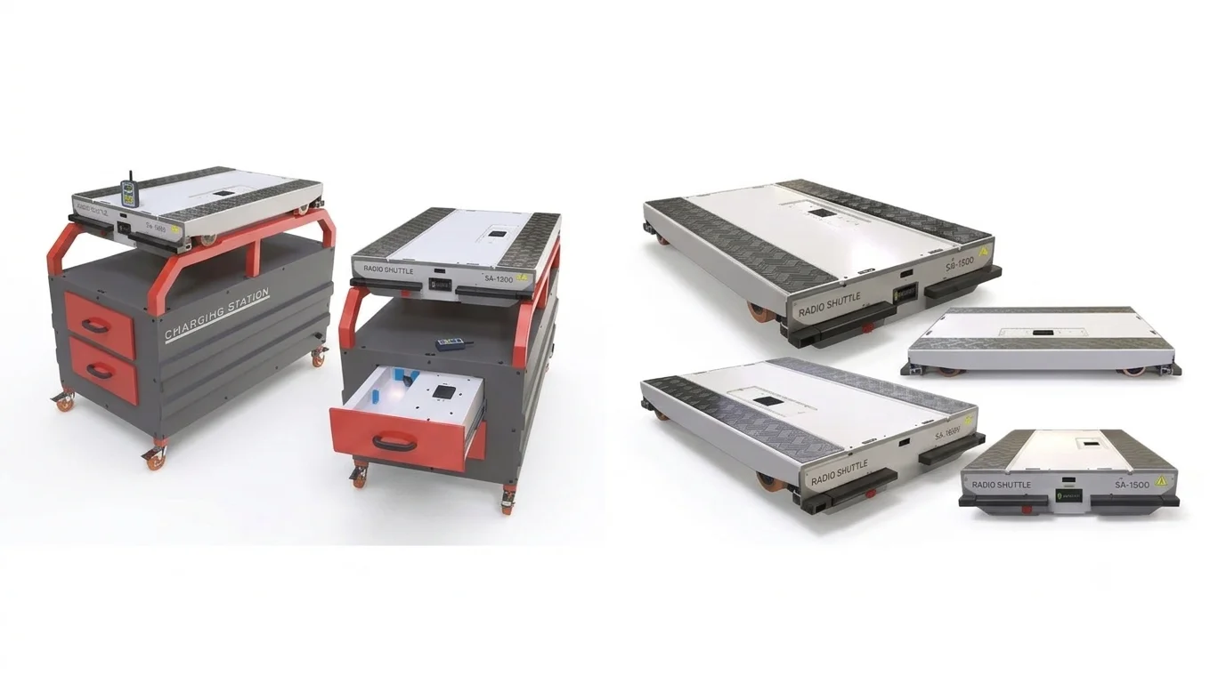 Pallet Shuttle Robot, automation equipment engineered by VitroVentures