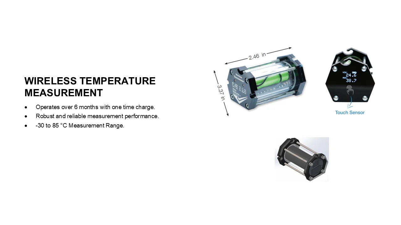 Wireless Temperature Measurement, automation equipment engineered by VitroVentures